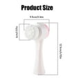 thumbnail image 5 of Acdanc 2Pcs Face Scrubber Soft Facial Cleansing Brush Manual Face Exfoliator Deep Cleaning, 5 of 12