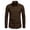 Coffee@GC@, variant on CONZONE Mens Suit Shirts Long Sleeve Dress Shirts for Men Trendy Solid Color Slim Wedding Business Tops