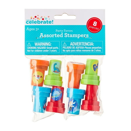 Assorted Stampers Party Favors for Boys, 8 Count, by Way To Celebrate