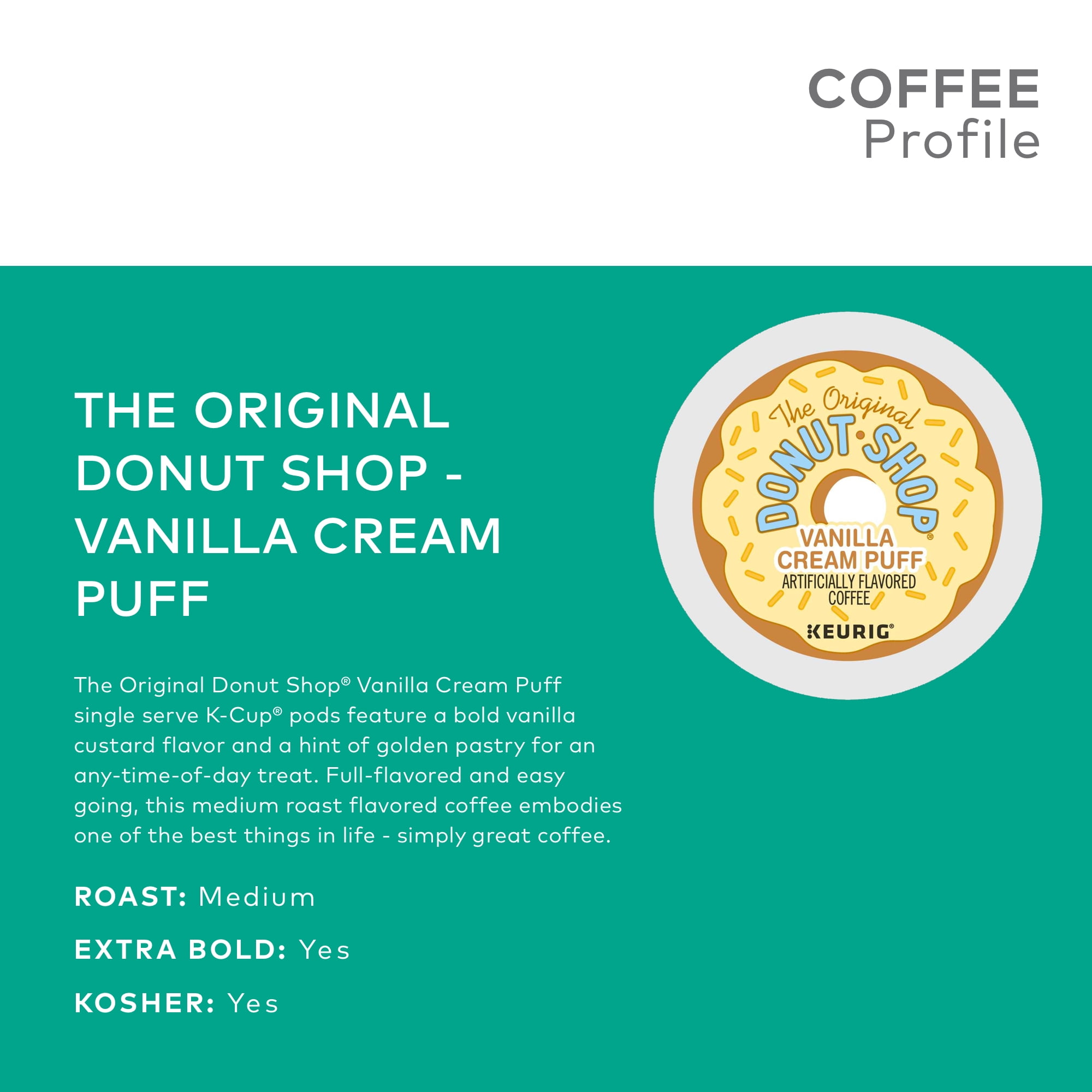 Vanilla cream puff k cheap cup