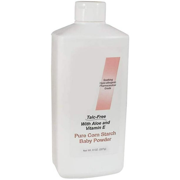 Pack of 24 Baby Powder. 8 oz Corn Starch Baby Powder. Talcum Free Baby