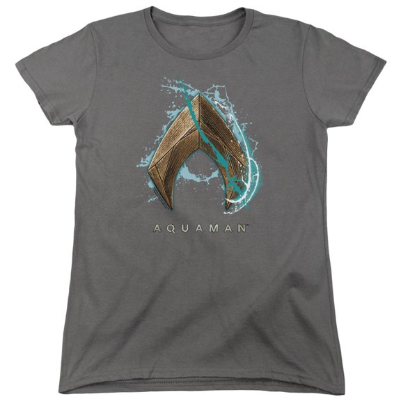 Aquaman Movie - Water Shield - Women's Short Sleeve Shirt - X-Large