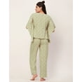 thumbnail image 4 of Moomaya Sleepwear, Printed Kaftan Top Pajama Set, Loose Fit Loungewear, 2 Pc Nightsuit, 4 of 9