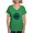 Irish Green, variant on CafePress - Play Doh Logo Green T Shirt - Women's V-Neck Dark T-Shirt