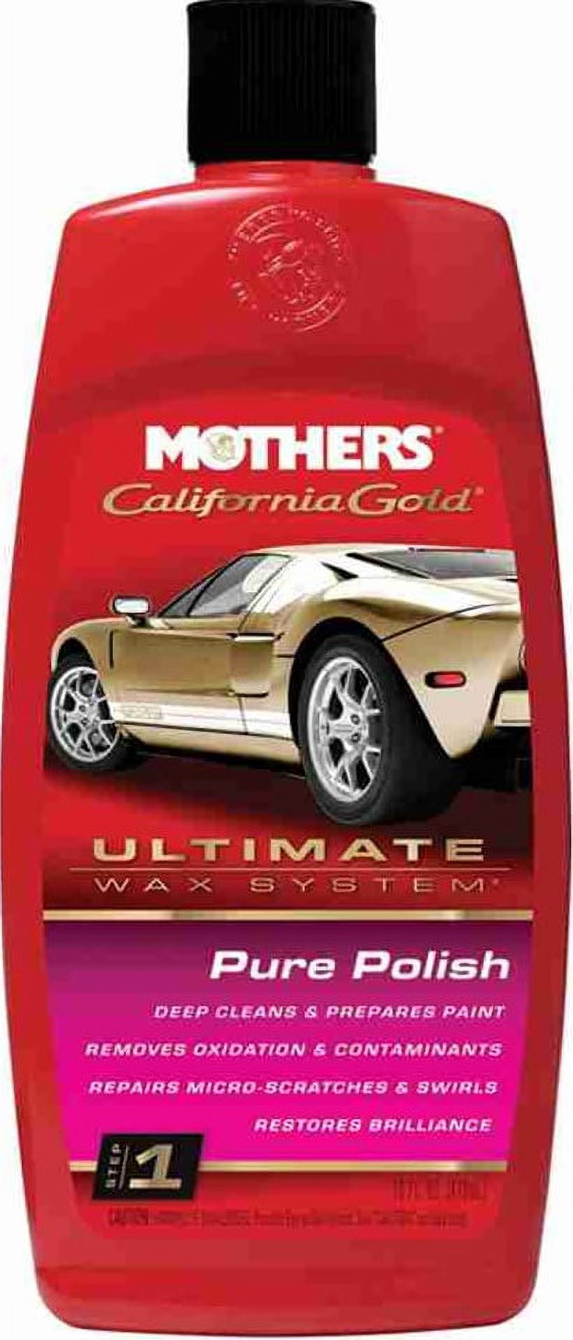 Mothers 06712 California Gold Water Spot Remover for Glass - 12 oz. Case of  6