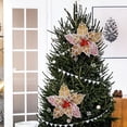 thumbnail image 5 of Gingerbread Poinsettia Christmas Decorations,Gingerbread Flowers Tree Picks Ginger Bread Christmas Tree Ornaments,gingerbread christmas decorations,for Xmas New Year Wreath Garland Home Vase Decor, 5 of 7