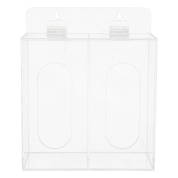 Acrylic Mask Box Disposable Mask Holder Clear Face Mask Dispenser Wall