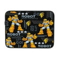 thumbnail image 7 of Boys Creative Robots Portable Laptop Sleeve Compatible with MacBook Air Notebook Computer Case for Men Women College School Students, 7 of 7