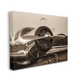 thumbnail image 3 of Stupell Industries Antique Style Airplane Aircraft Propeller Photography Landscape Canvas Wall Art, 40 x 30, Design by John Slemp, 3 of 5