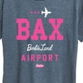 thumbnail image 3 of Barbie the Movie - BAK - Barbie Land Airport - Women's Short Sleeve Graphic T-Shirt, 3 of 5