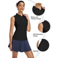 thumbnail image 5 of Pinspark Womens Golf Shirts Sleeveless Tennis Shirt Lightweight UPF 50+ Polo Top Stretchy Quick Dry Sportswear, 5 of 5
