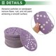 thumbnail image 4 of 70 Pcs Discos de Lija Redondos 80 Grano Hook and Loop Hojas de Lijado Universales para Reacondicionamiento Automotriz 150x150mm Abrasivo Cerámico Morado, 4 of 7