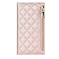 thumbnail image 4 of SaniMore Wallet Case for iPhone 14 Pro 6.1" 2022,PU Leather 3D Lattice Zipper Cash Pocket Card Slots Crossbody Strap Kickstand Full Body Protective Girly Shell for iPhone 14 Pro, Rosegold, 4 of 11