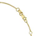 thumbnail image 2 of Jewelstop 14K Yellow Gold Polished Finish 1.2mm Baguette Amethyst Gemstone Heart Chain Bracelet with Lobster Clasp - 7", 2 of 4