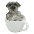 thumbnail image 3 of Realistic Mini Adorable Schnauzer Teacup Statue 3"H Pet Pal Dog Breed Figurine, 3 of 6