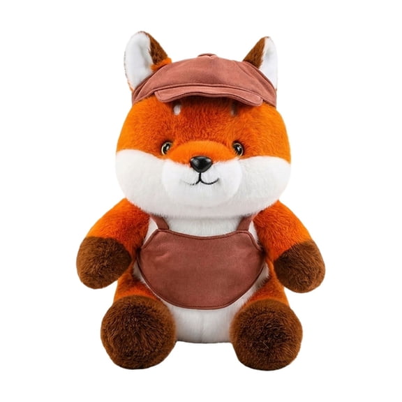 8 Inch Orange Fox Doll - Plush Toy, Stuffed Animal, Cute Plushies, Soft Toys for Kids, Animal Plush Decor