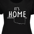 thumbnail image 4 of Inktastic It's Home- State of Oklahoma Outline Women's Plus Size T-Shirt, 4 of 5