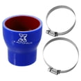 thumbnail image 1 of Recto Silicona Manguera Tubo Azul Rojo para Coche 45x63mm, 1 of 1