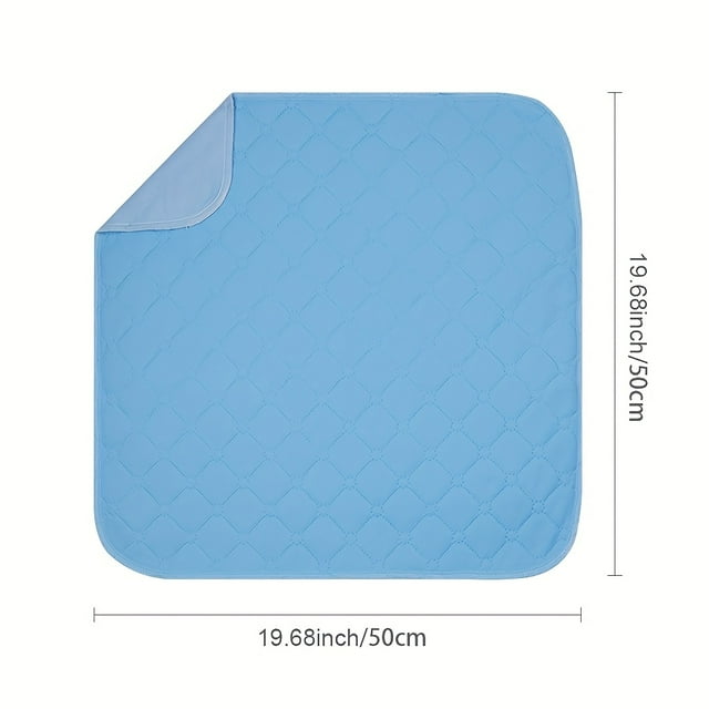 LEEYNEER Coussin de Fauteuil Roulant Pack Unique Tissu Doux Respirant Antidérapant Lavable en Machine Réutilisable Anti-Urine pour Fauteuils Roulants Poussettes Chaises & Voitures