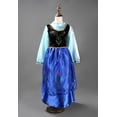 thumbnail image 4 of Vestido de niña de manga larga, falda de princesa y capa, conjunto de dos piezas de falda infantil, estilo princesa, 4 of 6