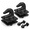 Black, variant on Black Grade 70 Forged Steel Tractor Bucket Grab Hook Bolt-On Tow Mount with Backer Plate 2 Pack