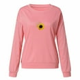 thumbnail image 2 of Gibobby Sudadera sin capucha y ocio Sudadera con capucha para mujer (Rosa, XL), 2 of 4