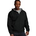 thumbnail image 2 of Charles River Adult Tradesman Full Zip Sweatshirt in Black 2XLT | 9542, 2 of 2