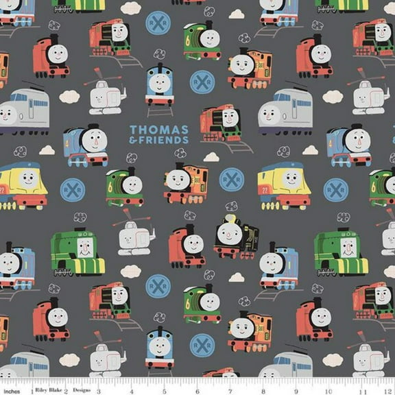 Thomas  Friends™ Sodor Railway Main Cotton Fabric
