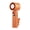Orange, variant on Foldable Neck Clip Fan with Ice Compress Function, USB Rechargeable Portable Cooling Fan for Home, Office, and Outdoor Travel