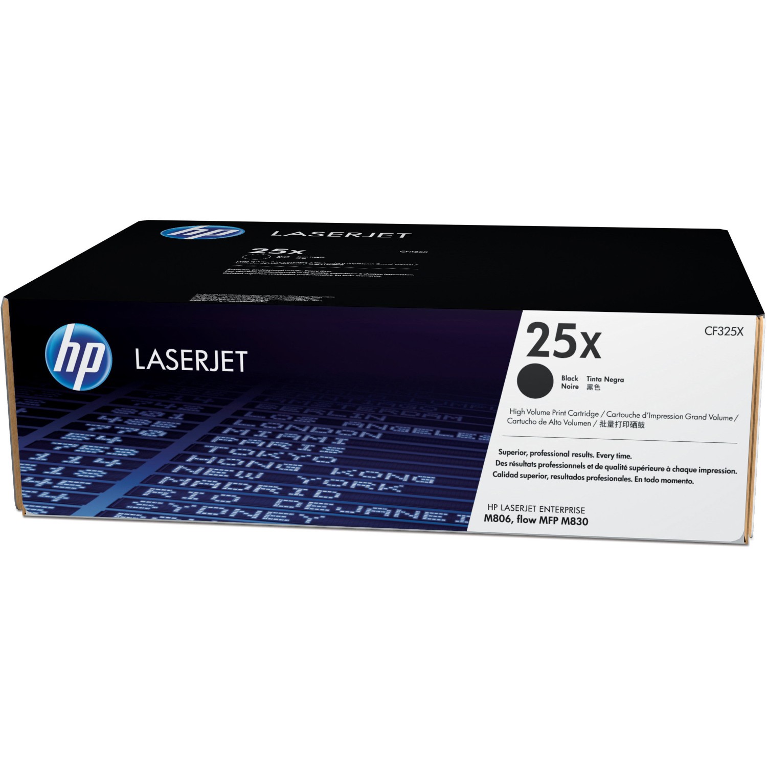 HP 25X (CF325X) Toner Cartridge, Black High Yield