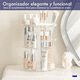 thumbnail image 3 of Organizador Para Cosméticos Acrílico Multinivel Giratorio, Color Transparente, 3 of 5