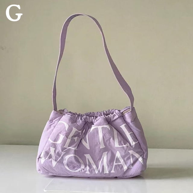 2024 Nouveau Sac Dumpling Coloré Fille Sac Nuage Frais Sac à Main Décontracté