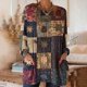 thumbnail image 1 of TaTaai Casual Print Long Sleeve Round Neck T Shirts for Women Loose Fit With Pockets Soft Blouse 2026 Lightweight Polyester Comfort Top Gift, 1 of 7