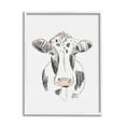 thumbnail image 4 of Stupell Industries Dairy Cow Farm Animal Sketch Style Drawing Drawing Print White Framed Art Print Wall Art, Design by Valerie Wieners, 4 of 5