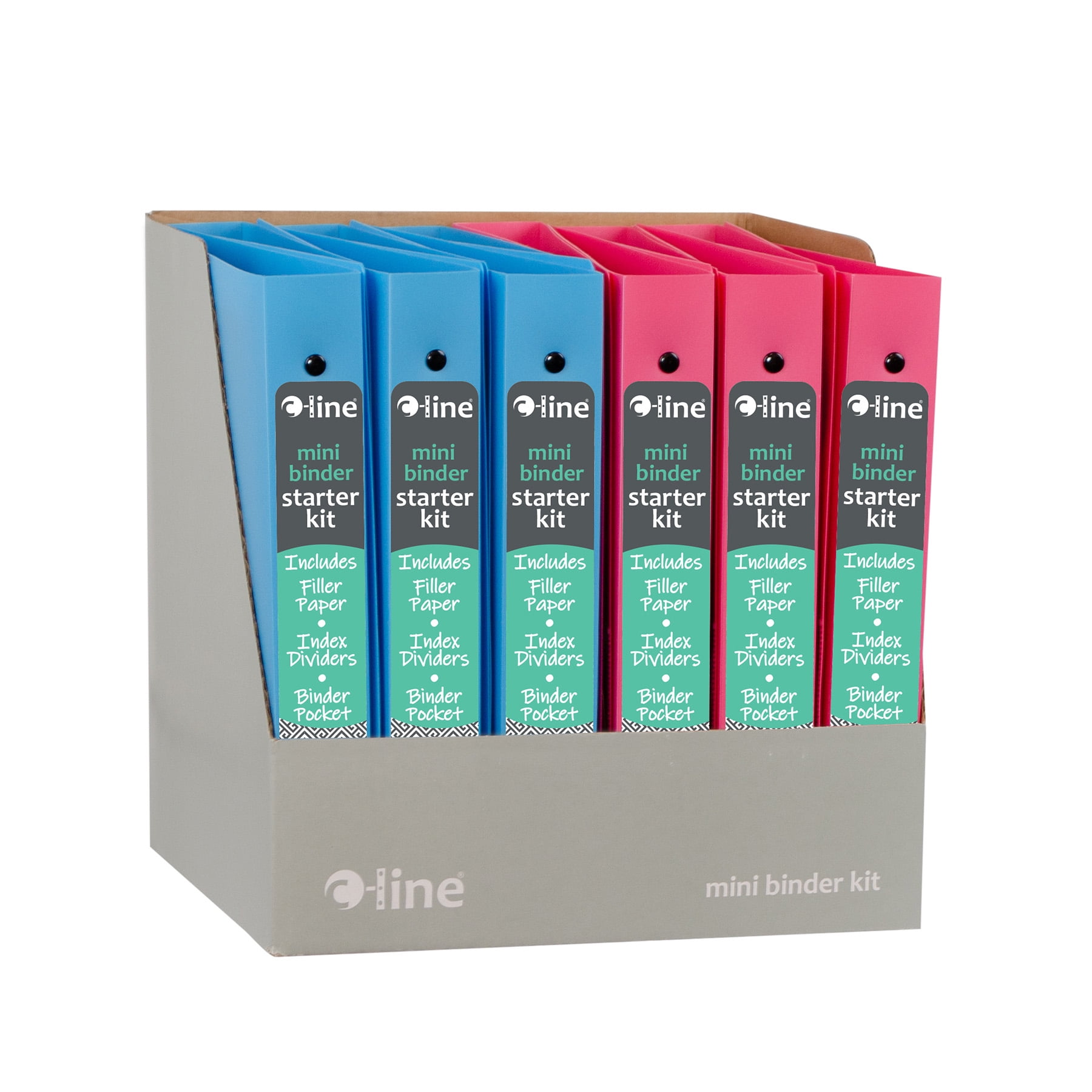 C-Line Mini Binder Starter Kit, Assorted, Pack of 2