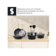 thumbnail image 2 of Kit Batería De Cocina 13pz Medical Stone Antiadherente Ollas Xtellar negro, 2 of 4