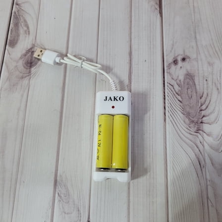 JAKO Battery chargers Premium Dual‑Port USB Battery Charger – Fast, Safe & Universal Power for AA/AAA Rechargeable Batteries