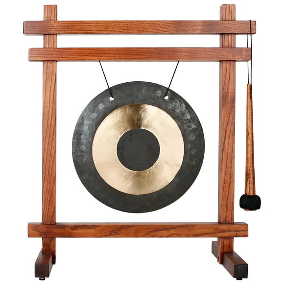 Woodstock Wind Chimes for Meditation Yoga Classrooms Offices for Awareness Relaxation Decor 19"" Table Gong (WTG)