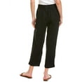 thumbnail image 2 of Velvet by Graham & Spencer womens  Jessie Linen Pant, s, Black, 2 of 3