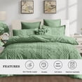 thumbnail image 2 of 3 Piece All Season Bedding king size Comforter Set, Ultra Soft Polyester Elegant Bedding Comforters, 2 of 2