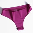 thumbnail image 3 of TrowBridge-bragas de satén de seda para mujer, ropa interior sin costuras, tangas suaves y acogedoras, lencería Sexy, ropa interior deportiva, 3 uds./Set, 3 of 4