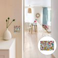 thumbnail image 7 of Yayeee Toggle Light Switch Wall Plate 2-Gang 4.56"x4.48" Decorative Outlet Cover, Colorful Stars, 7 of 7