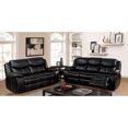 thumbnail image 4 of Judson Transitional Leatherette Reclining Loveseat, Black, 4 of 7