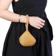 thumbnail image 3 of Women Metal Evening Clutch Bags Fashion Rhinestone Purse Handbag (Silver), 3 of 6