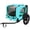 Light Blue + Metal + oxford fabric, variant on Outdoor Heavy Duty Collapsible Pet Bike Trailer with 16-Inch All-Terrain Wheels & Universal Hitch – Foldable Dog/Cargo Carrier Cart for Bicycles, blue, grey