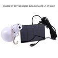 thumbnail image 4 of Irfora Bombilla LED con energía solar, luz blanca, recargable, portátil, lámpara solar al aire libre para acampar, pescar, emergencia nocturna Irfora Lámpara de exterior, 4 of 7