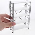 thumbnail image 3 of Mini Furniture Bookshelf Simulation Bookshelf Miniature Display Rack for Doll House, 3 of 9