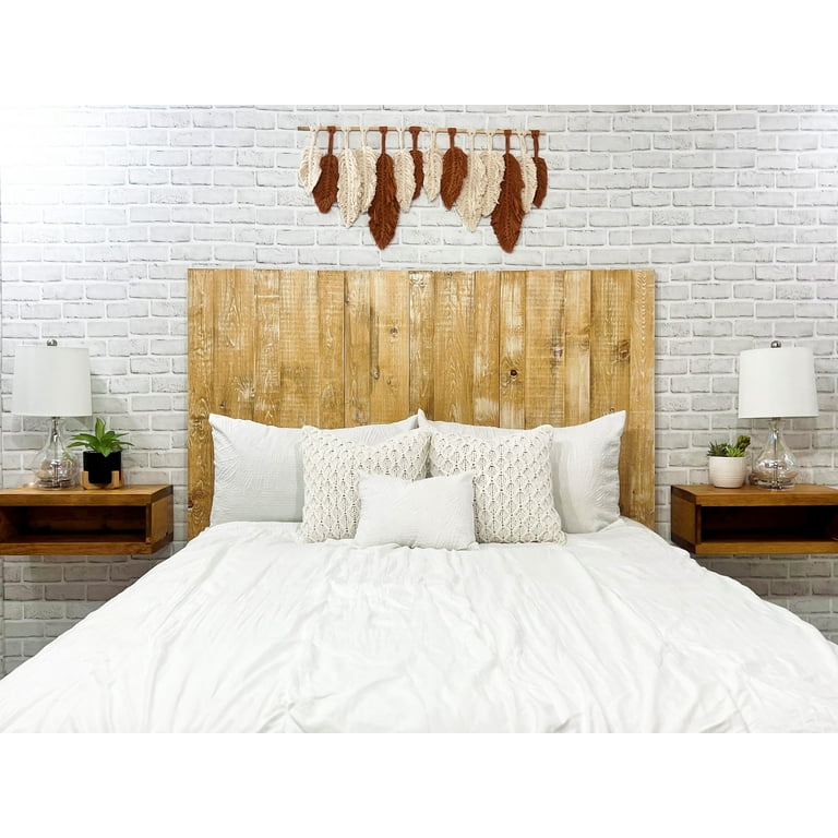 Handcrafted Headboard Hanger Style Boho Whitewash Full Headboards Footboards by Barn Walls