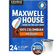Maxwell House 100% Colombian Medium Roast K-Cup Coffee Pods, 24 ct Box