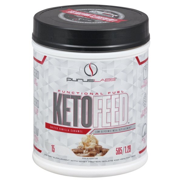 Purus Labs Keto Feed Protein Salted Vanilla Caramel 2lb Walmart